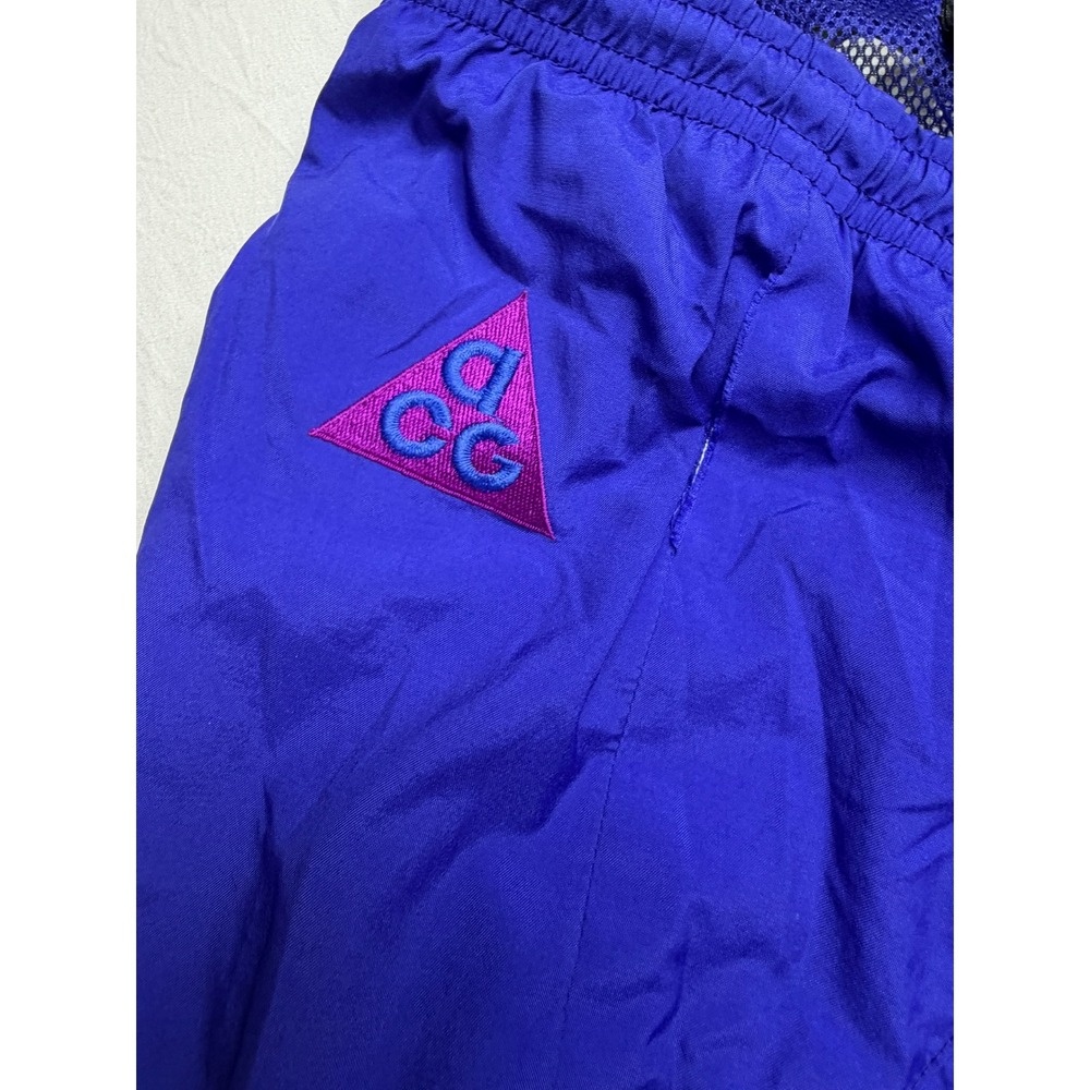 Vintage Nike ACG Gore-Tex Pants Womens Medium Purple Hiking Snow F01112 SA SS - Picture 6 of 9